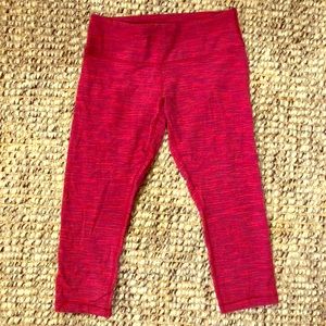 Lululemon crop workout pants - barely worn